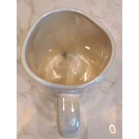 Rae Dunn Magenta Collection Iridescent White Coffee Mug "Snow Much Fun" NWOT - Picture 5 of 7
